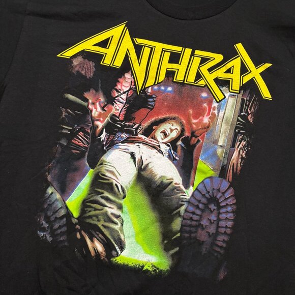 Anthrax Spreading the Disease Album Thrash Metal Band T-Shirt Size Large - Picture 4 of 4